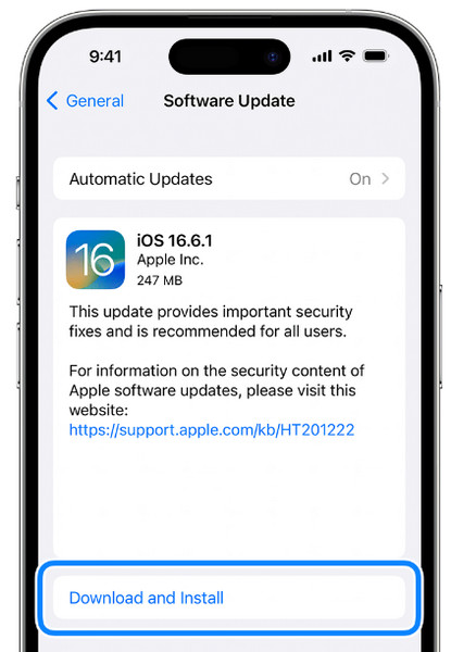 Update iOS