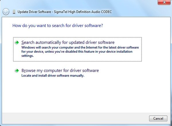 Windows Ses Sürücülerini Güncelleme