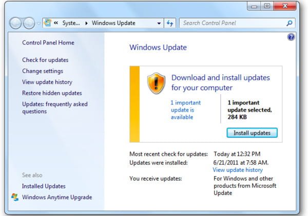 Windows update