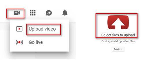 Carregar arquivos de vídeo exportados do iMovie