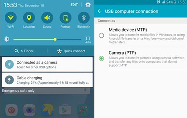 Conexión USB