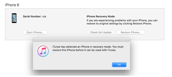 Använd återställningsläget för att återställa iPhone