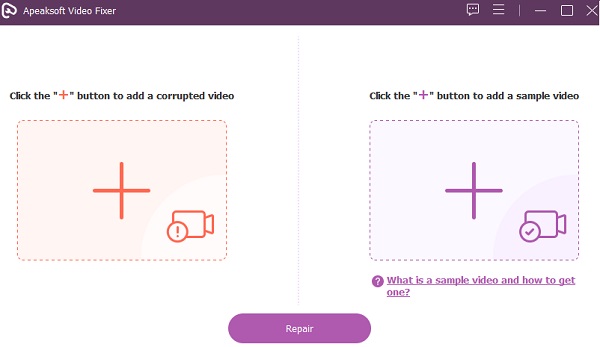 Video Repair Tool Interface