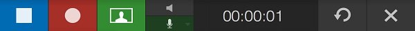 Video Screen Record toolbar