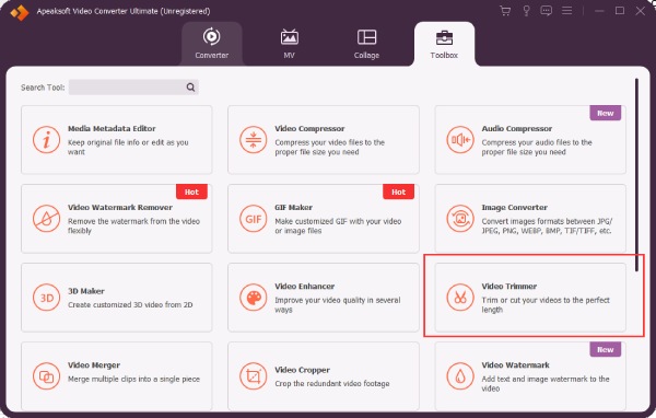 Trimmer video per tagliare file audio