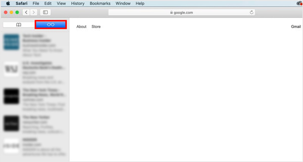 View Safari Reading List on Mac