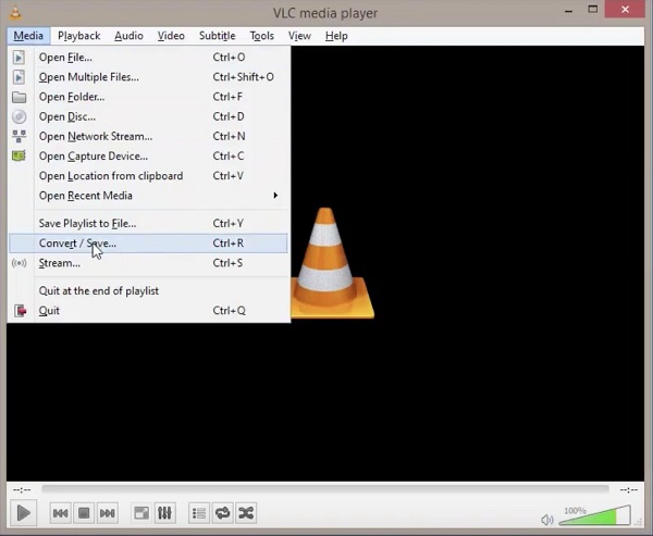 VLC konvertálás