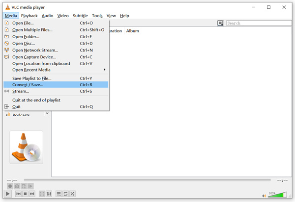 Vlc Media Convert Save