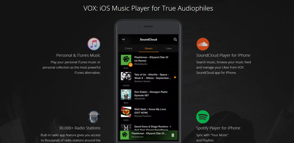 VOX MP3 Flac musikkspiller