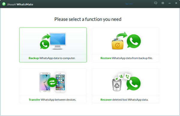 WhatsMate transferir dados do WhatsApp