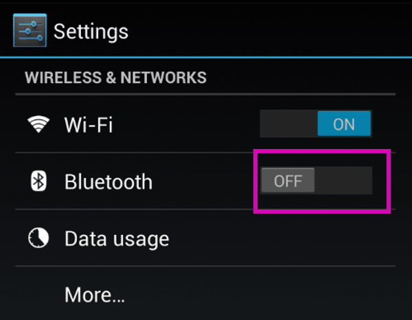 WLAN-Transfer