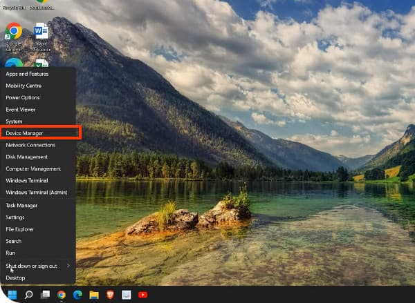 Windows デバイス マネージャーの検索