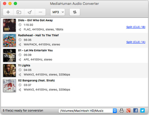 Mediahuman Audio Converter