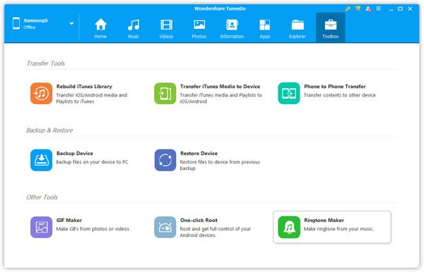 Administrer data