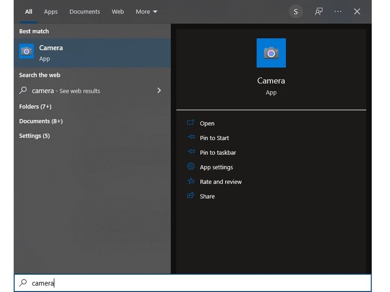 Windows Camera-app