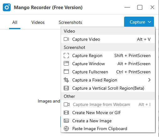 Tinytake interface