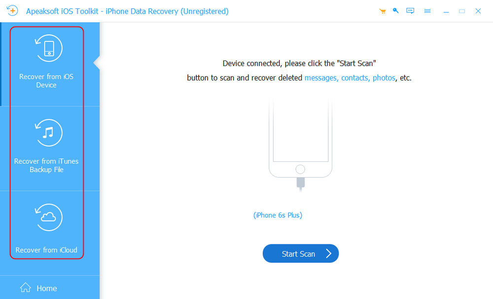Choose a Recovery Mode