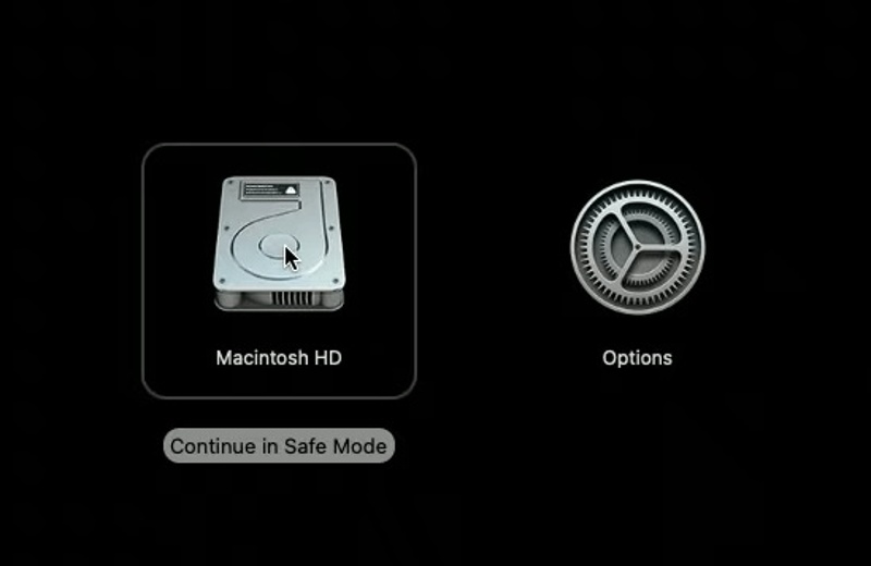 Starta Mac i felsäkert läge