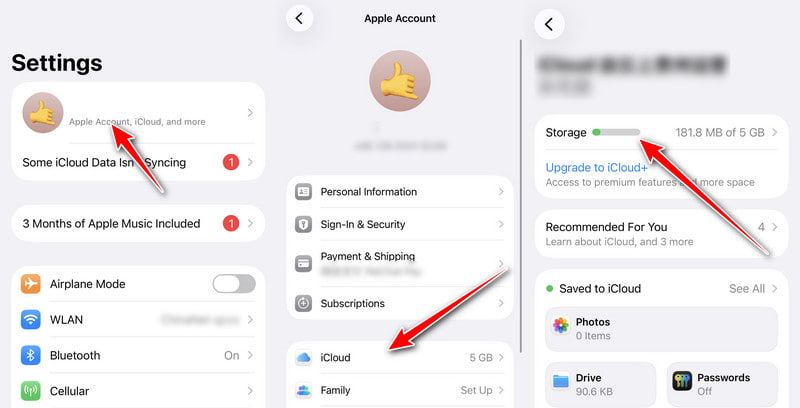 Check Icloud Storage