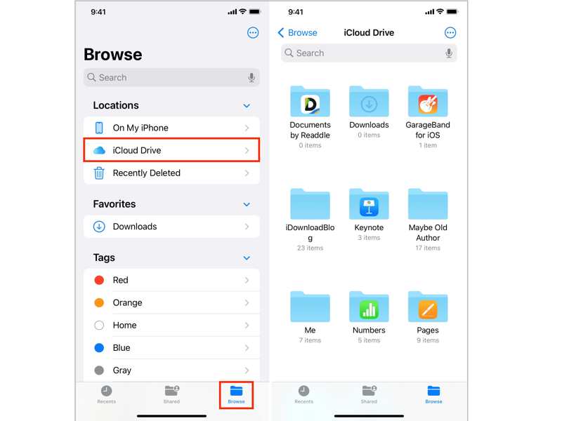 iCloud 云盘 iPhone
