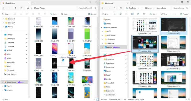 Add iCloud Photos PC