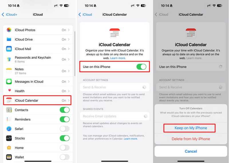 Календарь iCloud