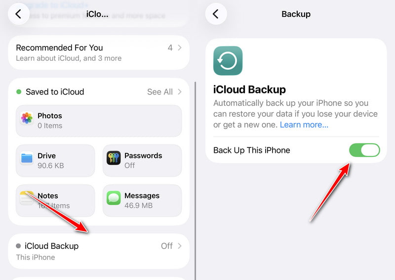 Сделать резервную копию этого iPhone