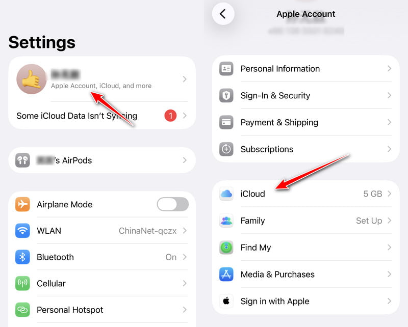 Icloud In Settings