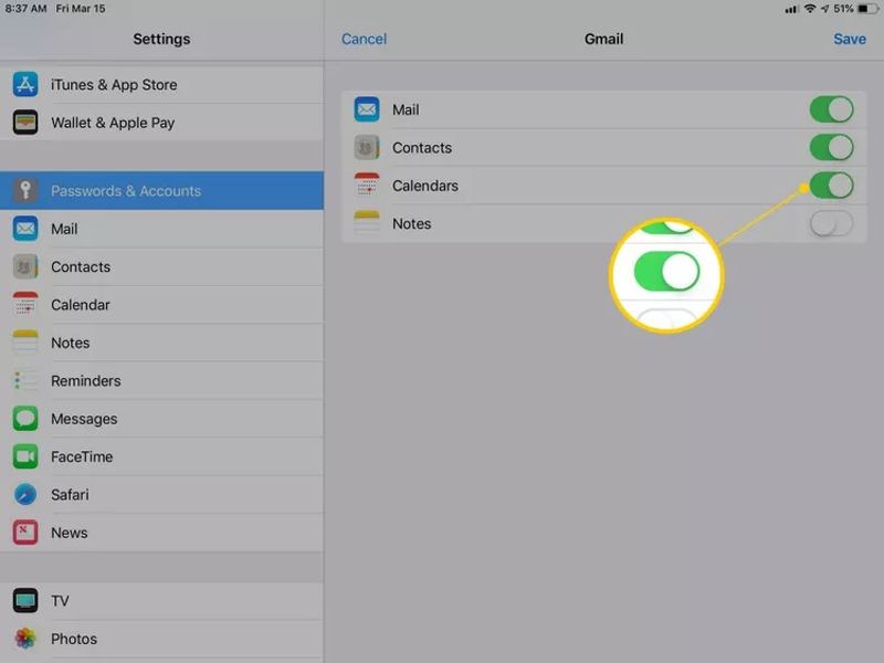 아이패드 캘린더 구글