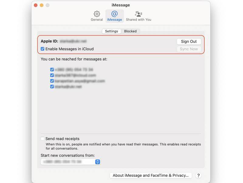 iMessage Mac
