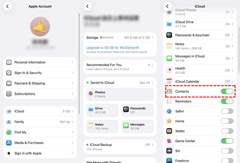 Enable Contacts Sync On Iphone