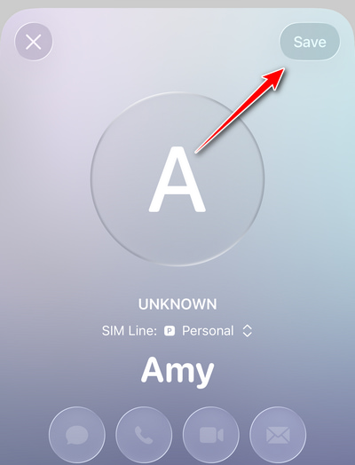 Save Contacts Iphone