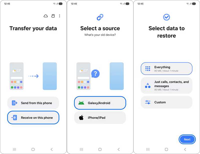 Samsung Smart Switch-ontvanger
