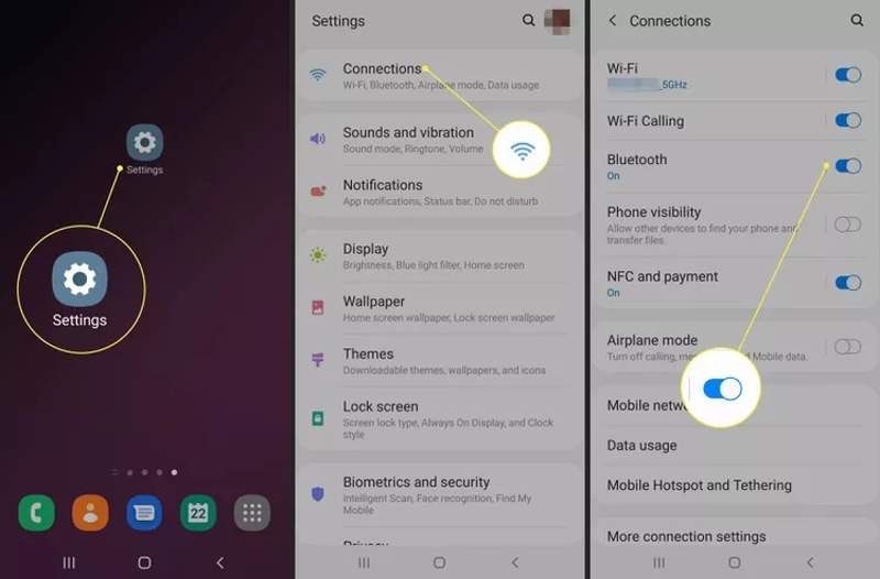 Schakel Bluetooth in