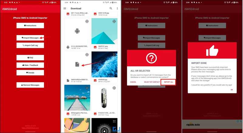 Isms2droid 应用程序