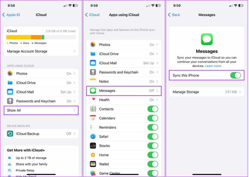 同步 iPhone 信息