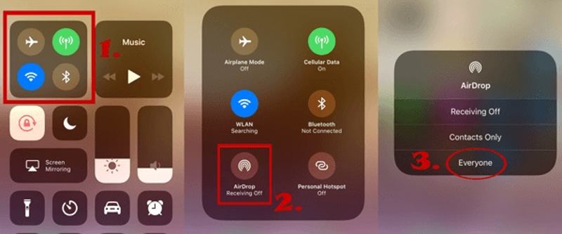 Turn On Airdrop