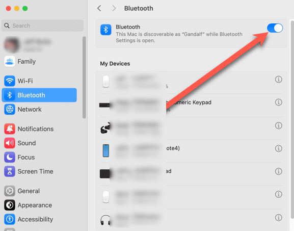 Przenieś zdjęcia z Samsunga na komputer Mac przez Bluetooth
