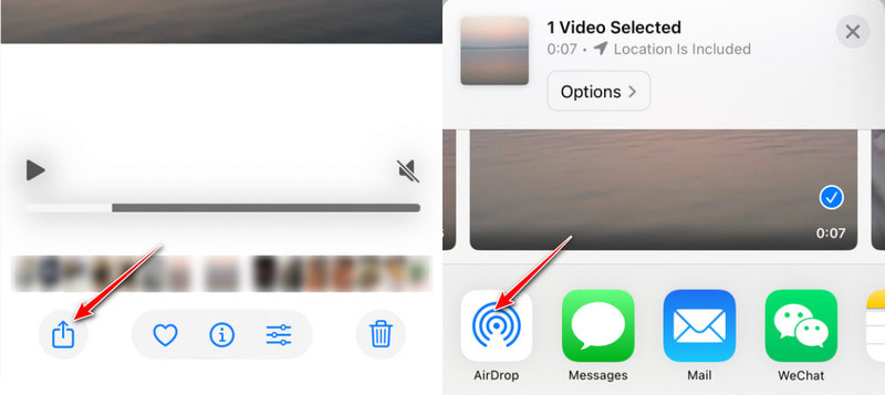 Отправка видео с iPhone