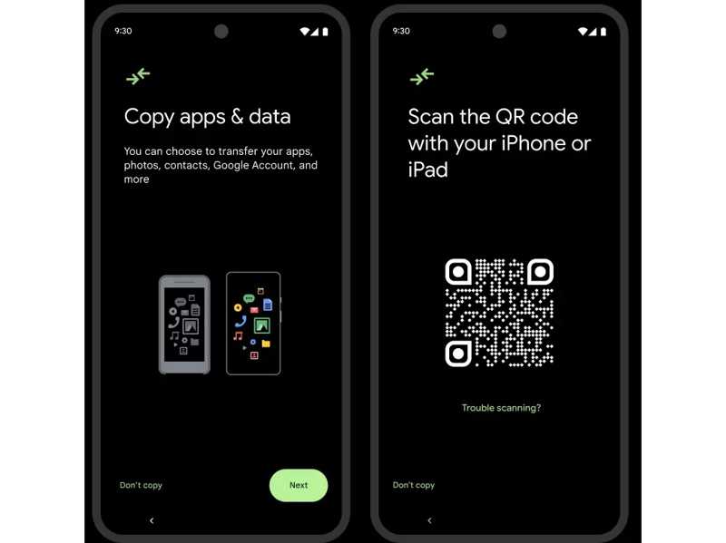 App-gegevens kopiëren