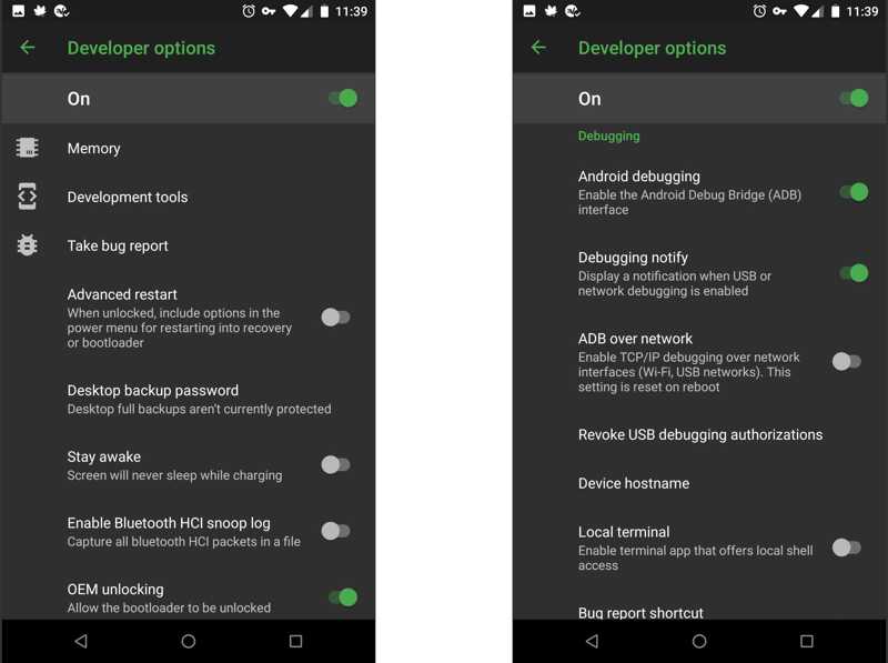 Android Enable USB Debugging