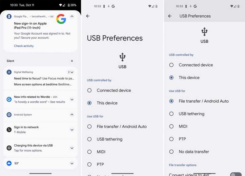 USB-bestandsoverdracht