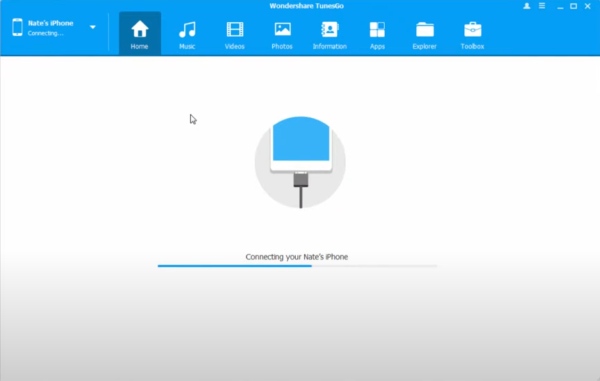 Подключить iPhone Wondershare