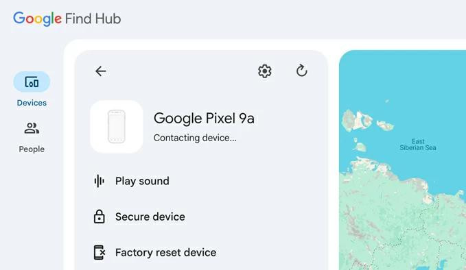Android deseninizi unuttuğunuzda Google Find Hub'ı kullanın.