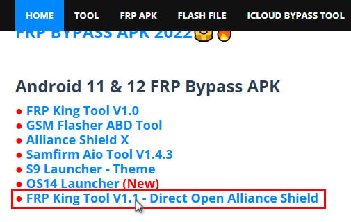 Frp King eszköz letöltése