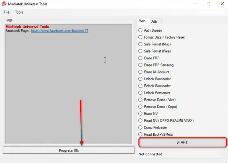 MediaTek Universal Tool Working