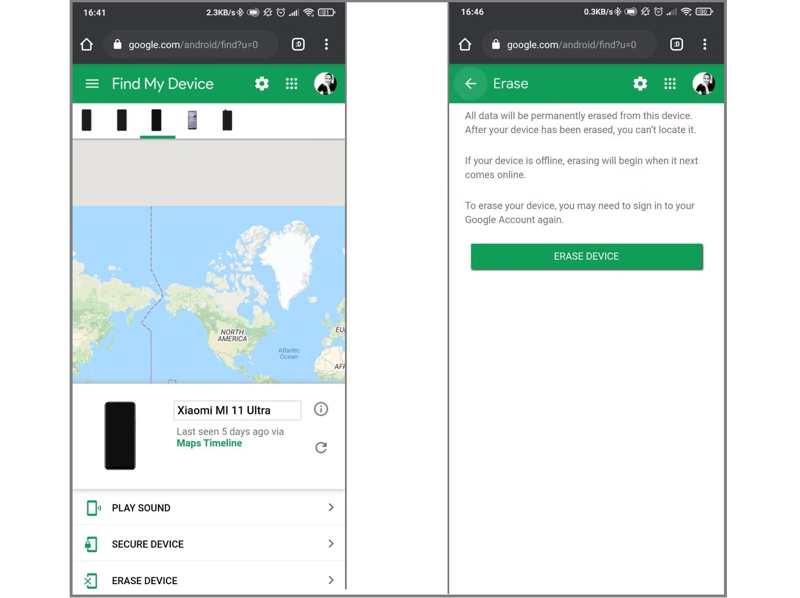 Eszköz keresése online