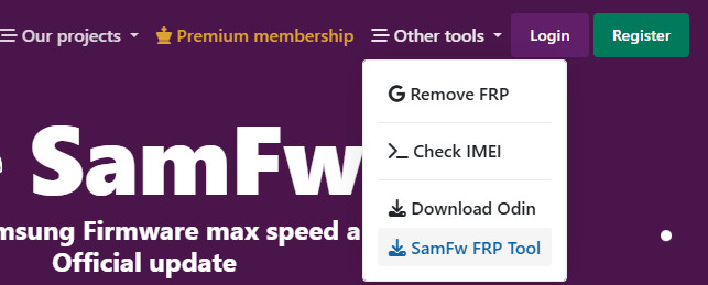 トップナビゲーションバー