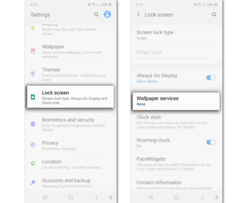 Change Samsung Lock Screen Wallpaper