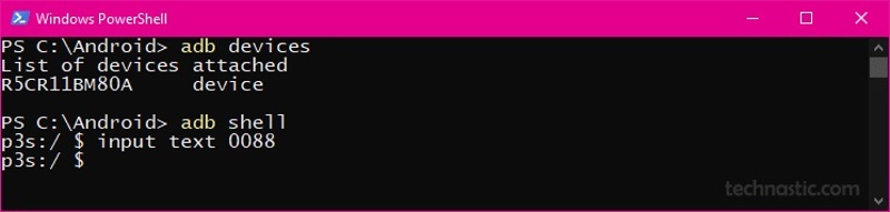 Android Pin Adb ontgrendelen
